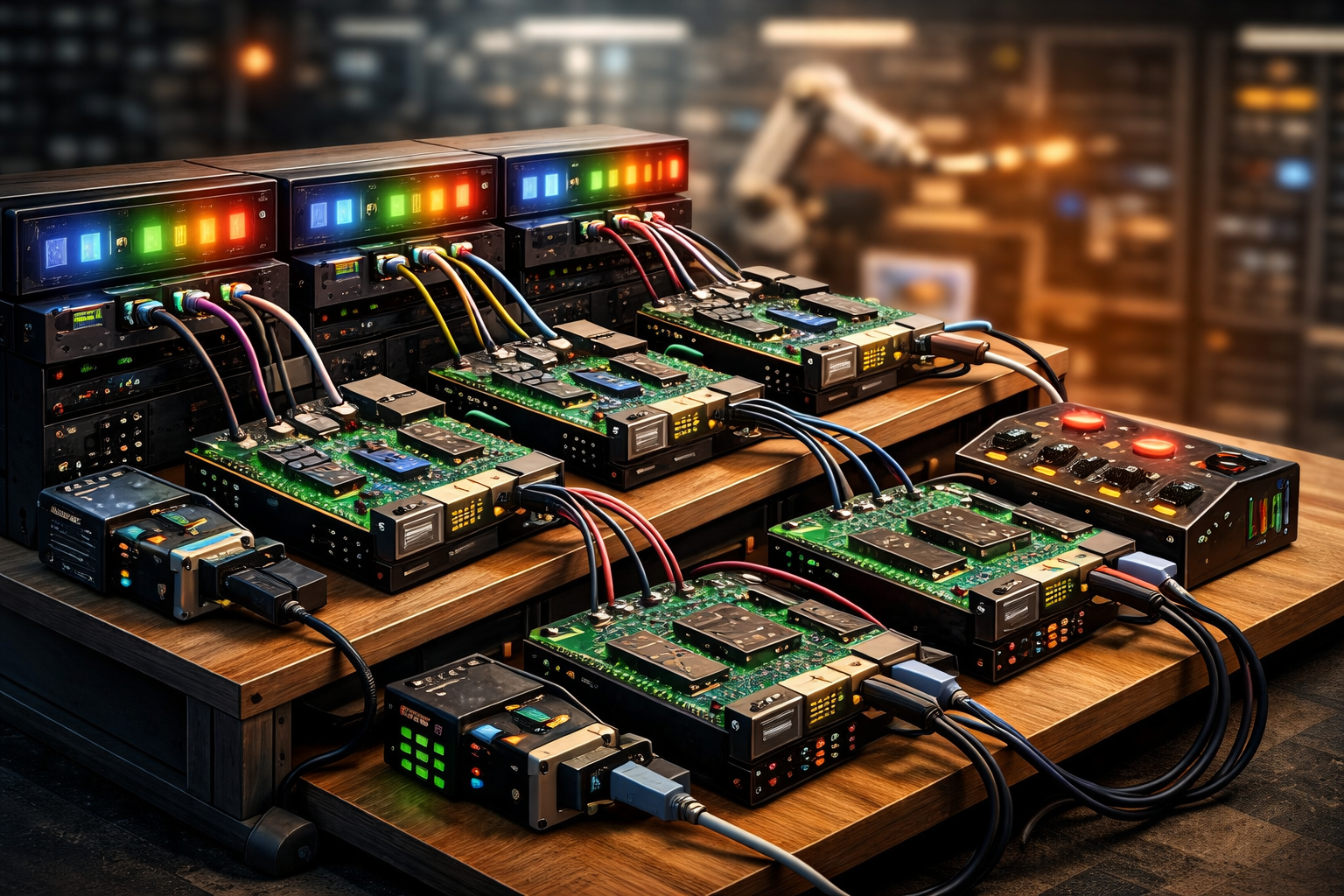 Geotab hardware-in-the-loop test rack